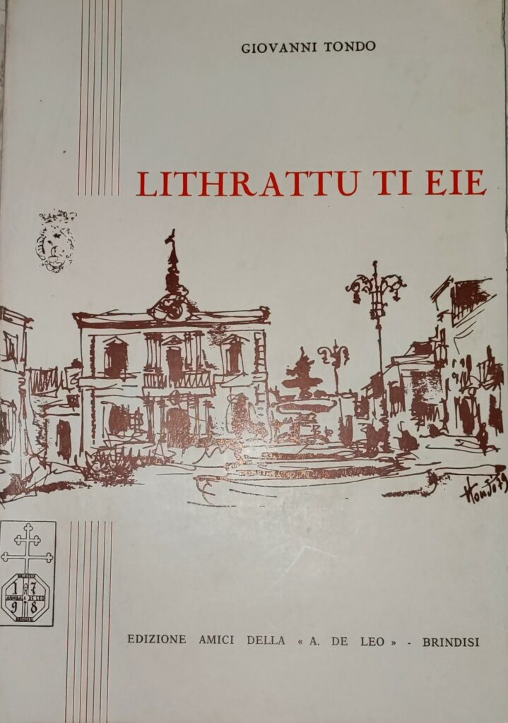 copertina del libro LITHRATTU TI EIE